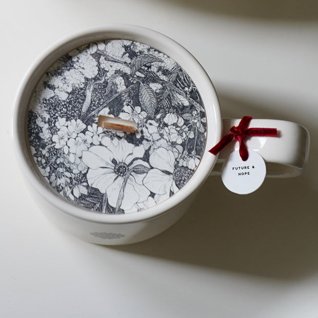 Future and Hope Ceramic Mug Candle