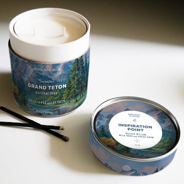 Grand Teton National Park Candle
