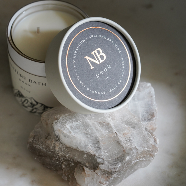 Nature Bath Peak Candle