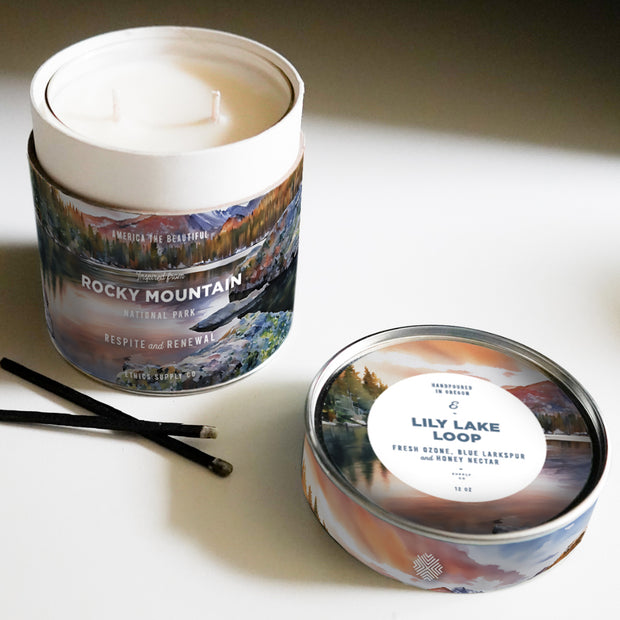 Rocky Mountain National Park Candle