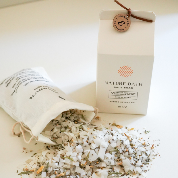 Nature Bath Wildcraft Cedar Magnesium Salt Flake Soak