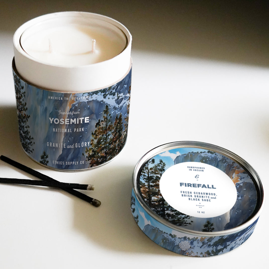 Ethics Supply Co. Yosemite National Park Candle